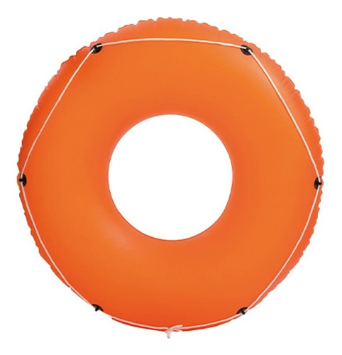 Salvavidas Inflable Dona Flotador Bestway Diámetro 119 Cm Color Naranja