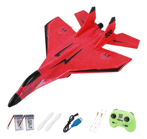 Epp Fixed Wing Rc Airplane Regalos Para Batería Roja 2x