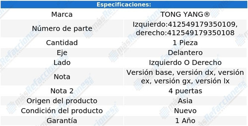 Tolva Salpicadera Delantera Tong Yang Civic Del 2012 Al 2015