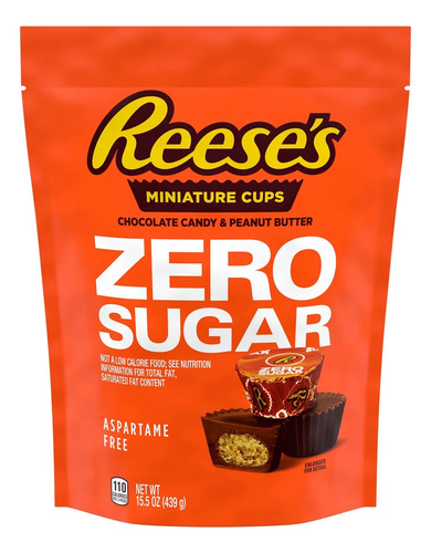 Reese's Zero Sugar Miniatures Chocolate Peanut Butter 15.5oz