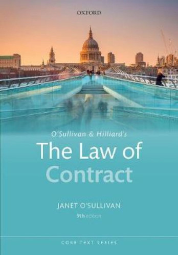 O'sullivan & Hilliard's The Law Of Contract / Janet O'sulliv