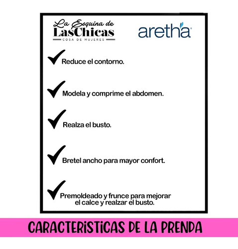 Imagen 10 de 10 de Camiseta Musculosa Modeladora Bretel Ancho - Aretha
