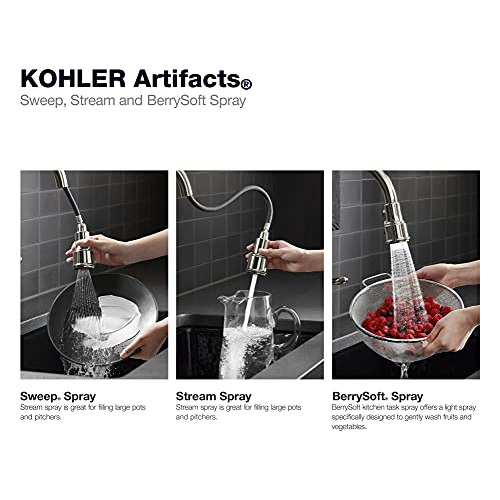Kohler 99259 Af Artifacts Grifo Desplable Para Fradero De