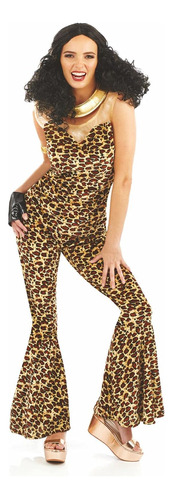 Fun Shack 90s Pop Star Disfraces Para Mujer, Leopardo Disfra