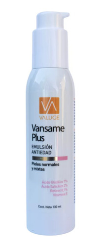  Vansame Plus Emulsion Corporal Suavizante Antiedad Arrugas