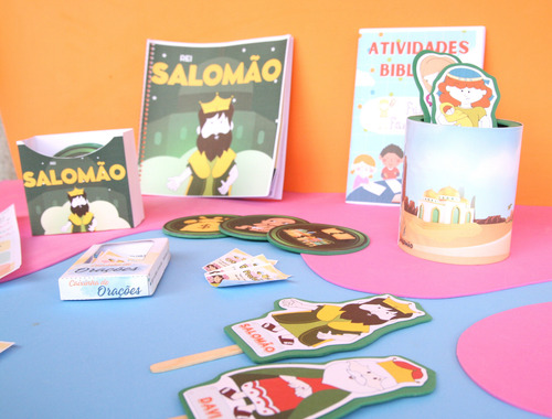 Kit Completo De Recursos Visuais Bíblicos - Salomão