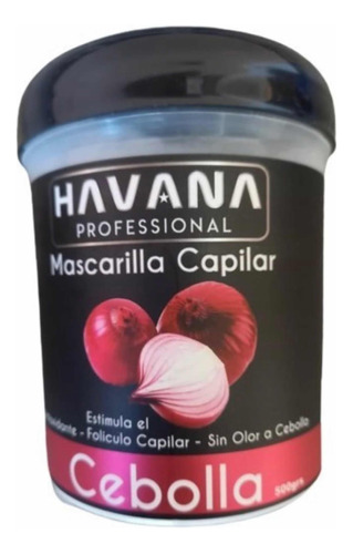 Mascarilla Capilar Anticaida Havana De Cebolla 500grs