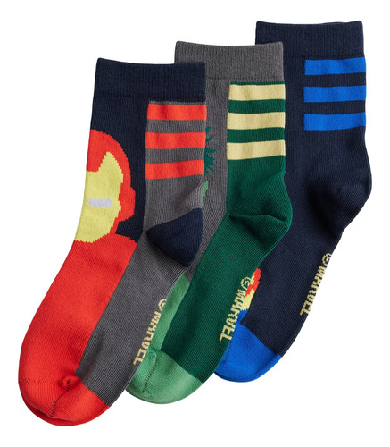 Calcetines adidas Marvel Avengers 3 Pares Iw1111 adidas