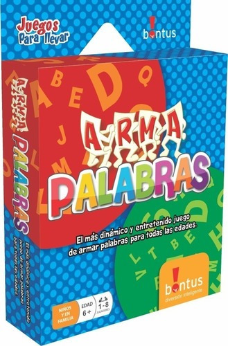 Arma Palabras Juego De Mesa Edicion Viaje Original Bontus