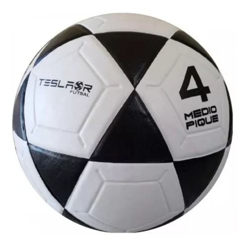 Pelota De Futbol Medio Pique Teslar Nº4 Futbol Futsal Pegada