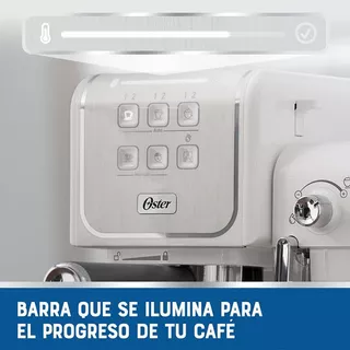 Cafetera Express Oster Primalatte Touch Bvstem6801w White Color Blanco