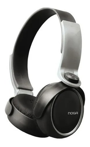 Auricular Vincha Noganet Ng-904 Micrófono Negro/gris Gamer