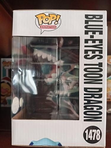 Funko Pop! Yu Gi Oh - Blue Eyes Toon Dragon #1478 Glows (Usado)