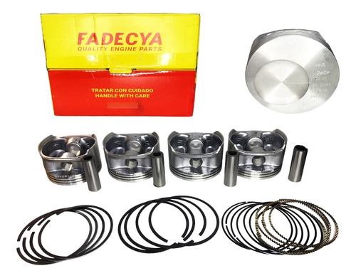 Subconjunto Piston Aros Ford Ecosport 1.6 8v Rocam 0.50