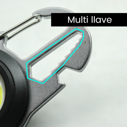 Linterna Led Llavero Portátil Lámpara Táctica Multifunción