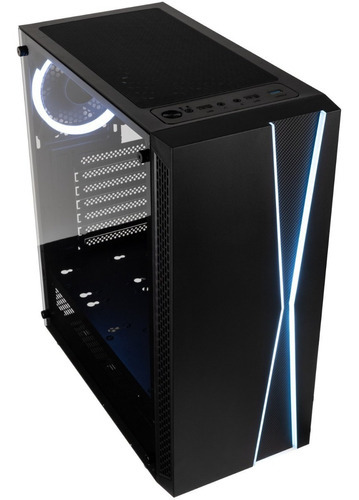 Gabinete Kolink Inspire K20 Vidrio Templado 1x120mm Argb Color Negro