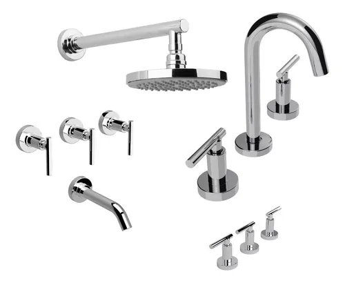 Grifería Baño Completo Thunder Advance Lever Estalgrif