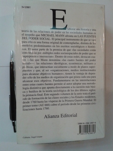 Las Fuentes Del Poder Social Ii - Michael Mann - Alianza