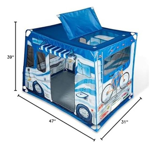 Set De Juegos Let's Explore Camper Tent De 47 Pulgadas De Me