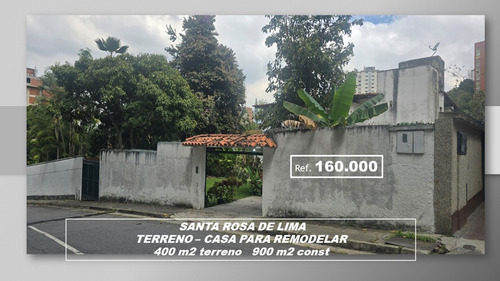 Santa Rosa De Lima, Terreno Casa Para Remodelar 400 M2