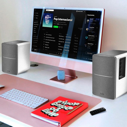 Monitor De Áudio R1280db Bluetooth 42w Rms Edifier - Branca Cor Branco