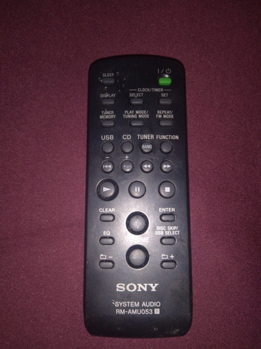 Control Remoto Sony Rm-amu053 