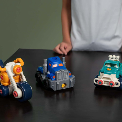 Toysmith Construye Tu Propio Juego De Vehículos, Construye 3