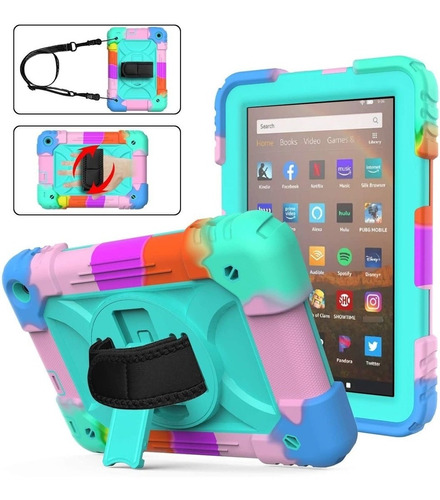 Funda Para Fire Hd 8 Hd 8 Plus Tablet Para Ni Os Con