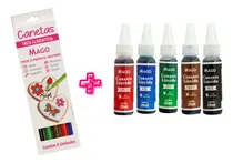 Comprar Kit De 5 Canetas Comestivel + Refil Para Recarregar -premium