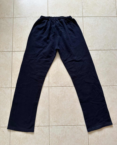 Pantalón Algodón Colegial Azul Talle 14 Años Unisex