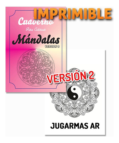 Cuaderno Libro 100 Mandalas Pintar Imprimible A4 V2