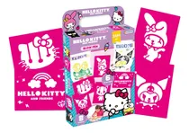 Comprar Set Blowpen  Hello Kitty Aerografo Stencil Marcadores