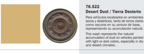 76522 Desert Dust 35ml Vallejo Modelismo Model Wash