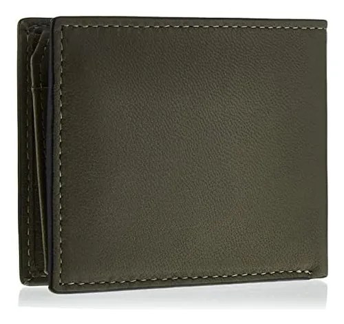 Timberland Cartera De Cuero Para Hombre Con Bolsillo Gris