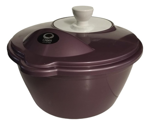 Escurridor Centrifugador De Verduras Crom Color Violeta