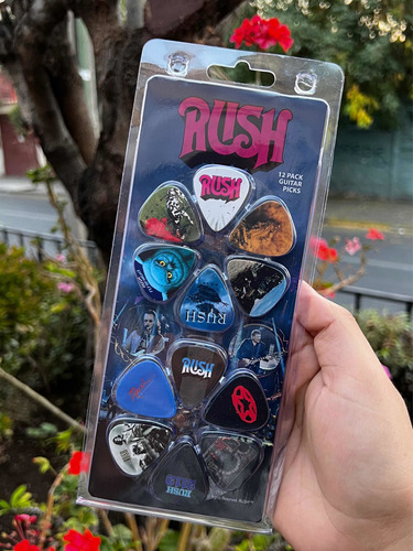 Uñetas Para Guitarra Y Bajo Signature Rush Traídas De Eeuu