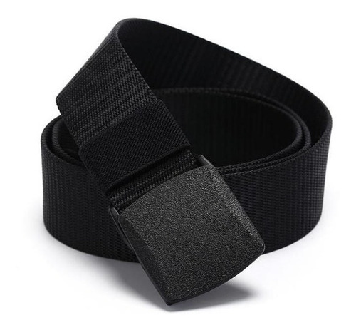 Cinto Antialergico Preto Fivela De Engate Rapido Plastico Cor Preto Tamanho 120