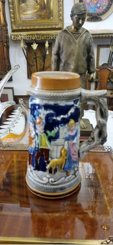 Antigua Jarra Chop Ceramica. Impecable Japan Alto 20cm N195