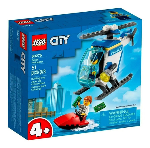 Lego City Helicoptero De Policia 51p 60275