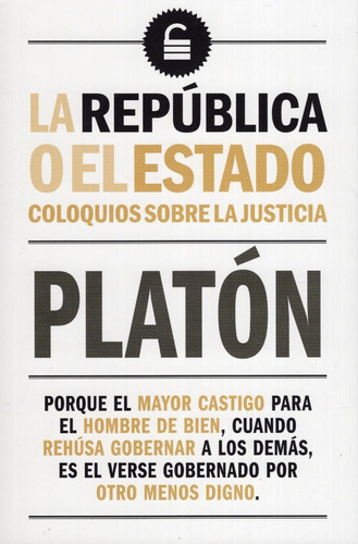 Libro: La Republica / Platon