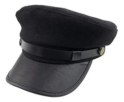 Erioctry Sombrero De Chófer Negro Sombrero De Conductor Somb