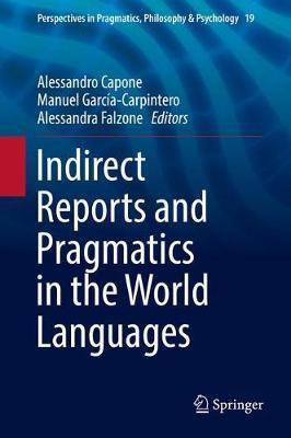 Libro Indirect Reports And Pragmatics In The World Langua...