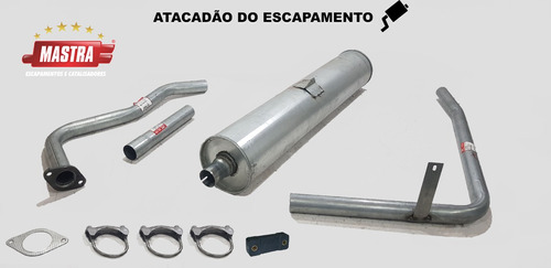 Kit Escapamento Completo Mb 608d 608e 708d 708e 1971 A 1987