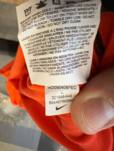 Remera Nike Running Dri Fit Manga Larga Mujer (Usado)