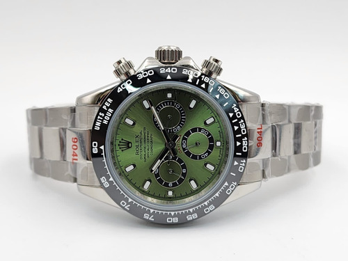 Reloj Automatico Daytona Cara Verde 40mm Norolex Caballero