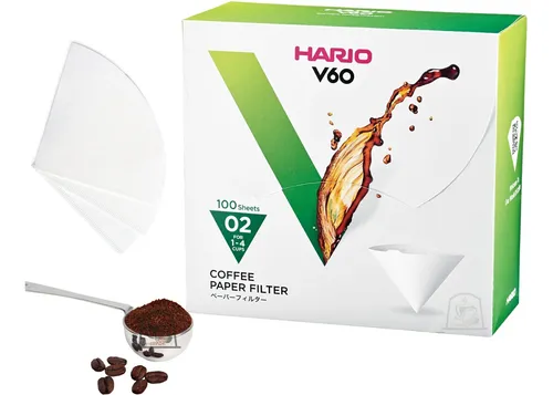 comprar Filtros Hario Original V60 Dripper Talla 02 | 100 Unidades