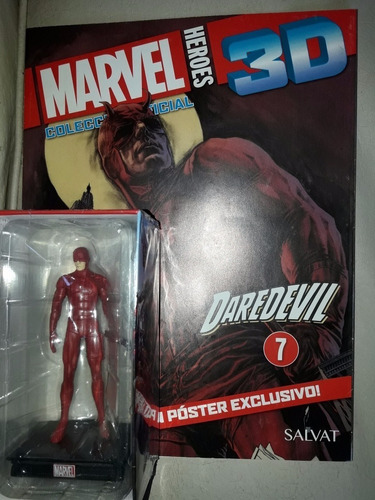 Muñeco Figura Marvel 3d Daredevil # 7 Resina Dc Salvat