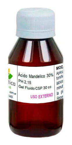 Acido Mandelico O Glico 30% P/ Peeling Manchas Acne Arrugas