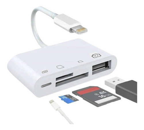 Adaptador Para Lightning A Usb 3.0/sd/micro Sd