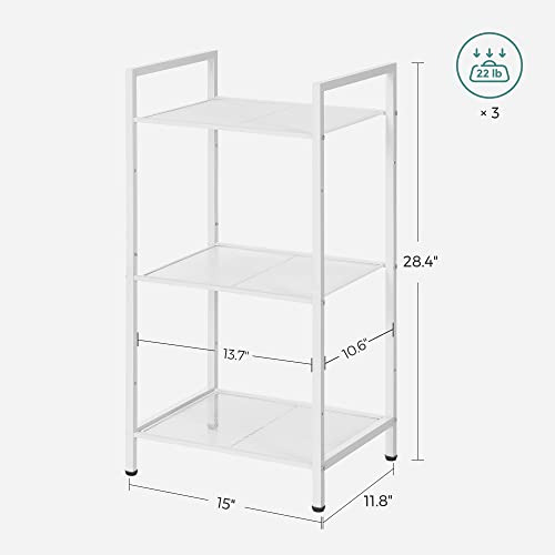 Estante De Almacenamiento De 3 Niveles Songmics, Repisa De B